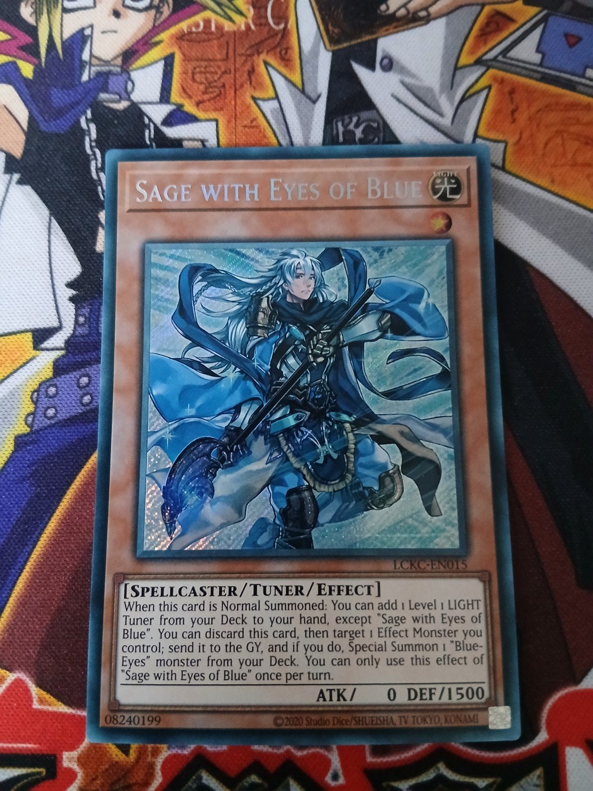 Sage with Eyes of Blue - Secret Rare LCKC - Yu-Gi-Oh, Hobby en Vrije tijd, Verzamelkaartspellen | Yu-gi-Oh!, Ophalen of Verzenden