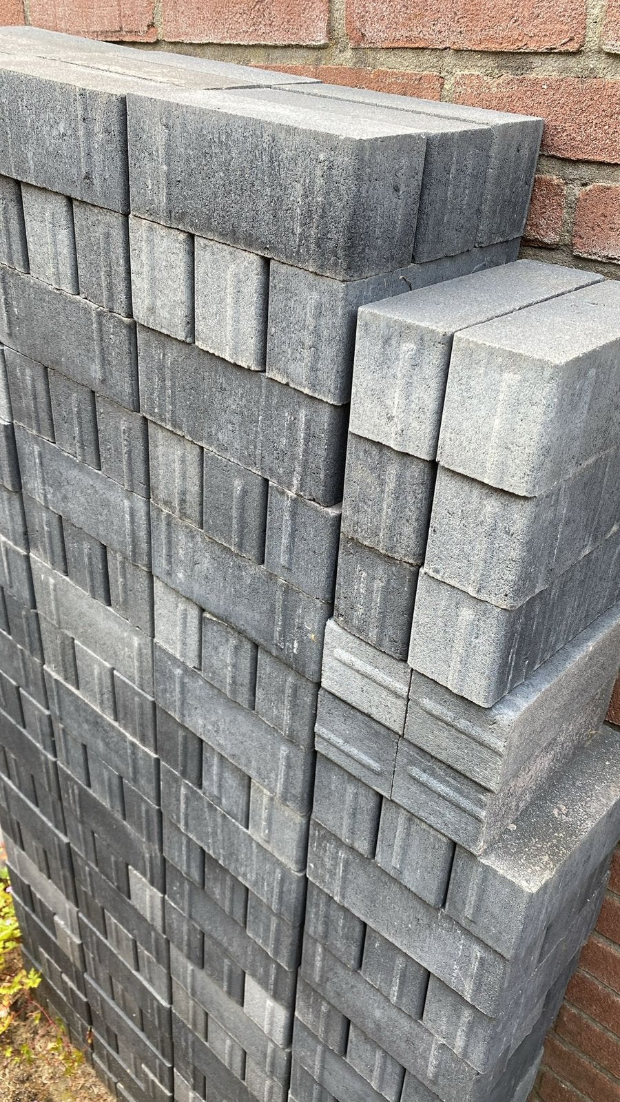 Antraciet Stenen/klinkers NIEUW, Tuin en Terras, Tegels en Klinkers, Ophalen, Klinkers, Nieuw, Minder dan 5 m²