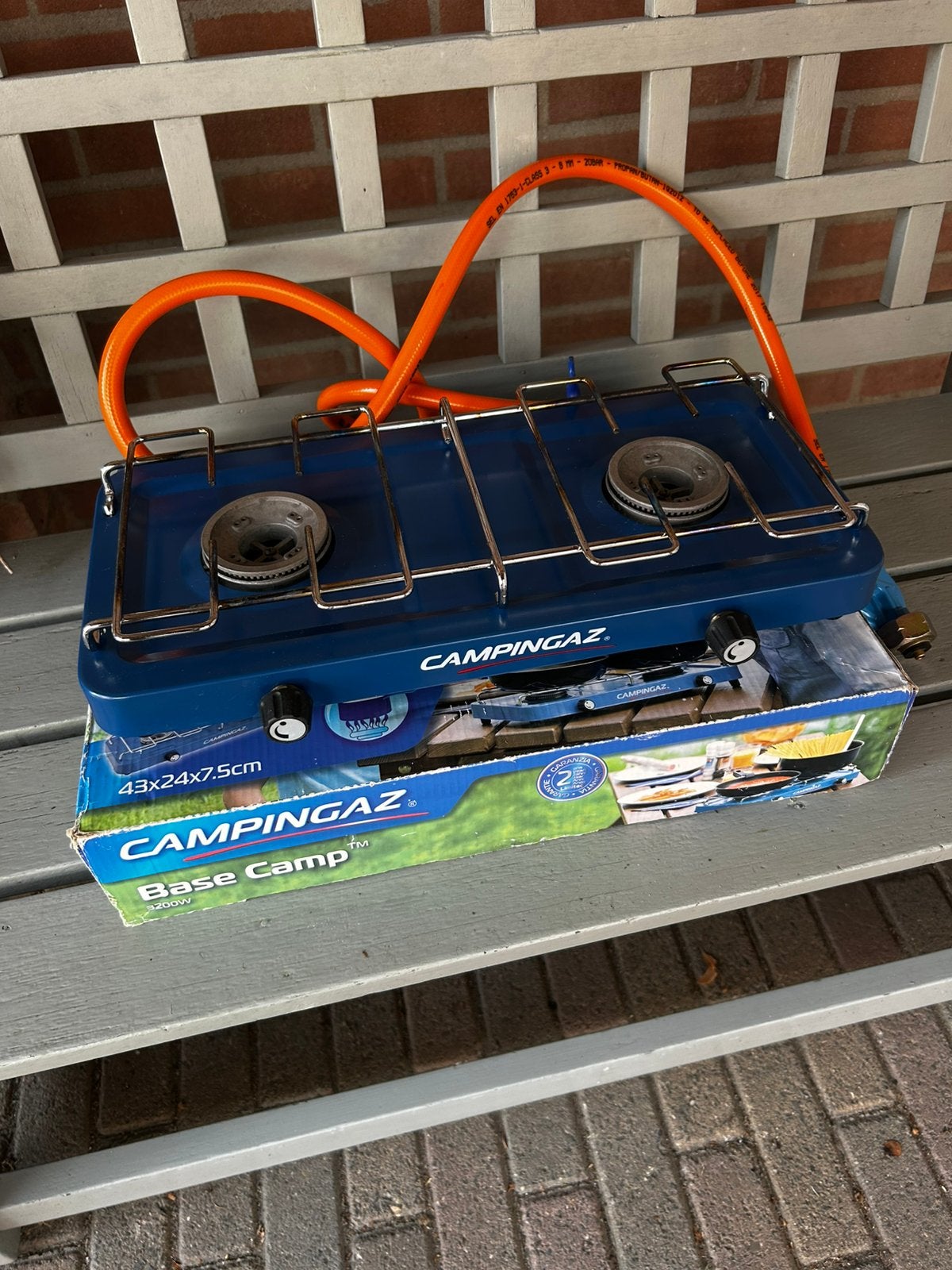 2 pits campinggaz z.g.a.n., Ophalen of Verzenden, Zo goed als nieuw