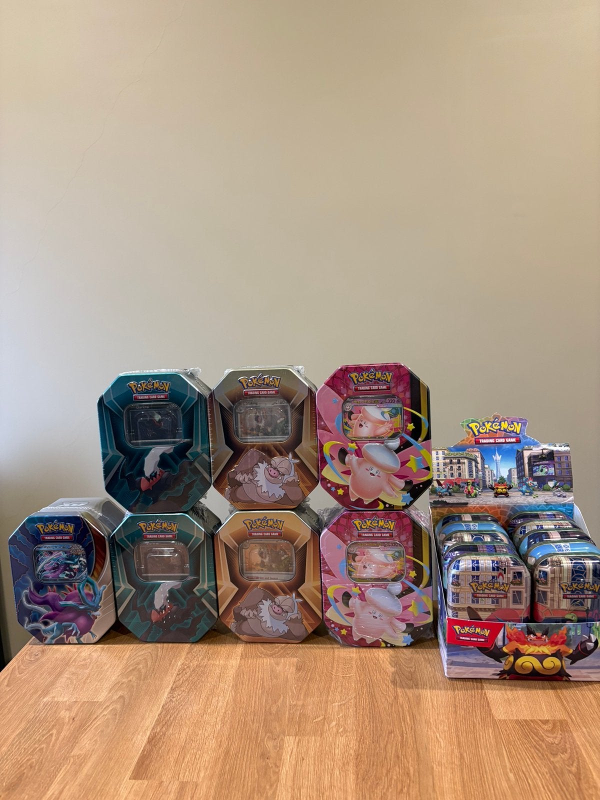 Pokemon Tin Collectie - Zie Beschrijving, Ophalen, Nieuw, Boosterbox, Foil
