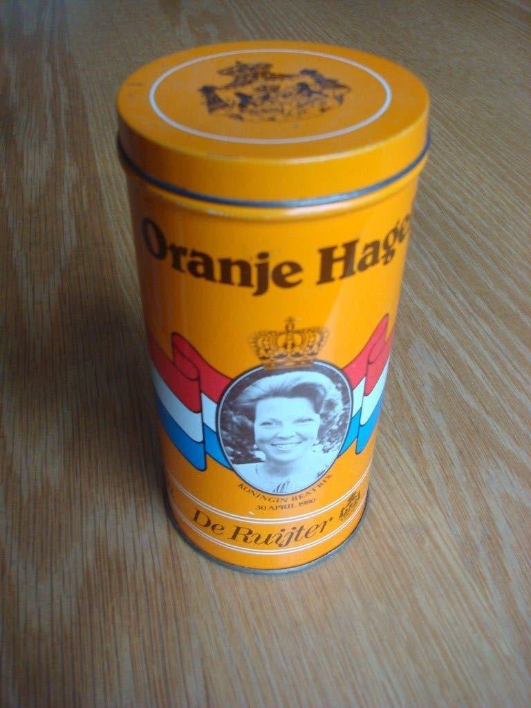 Blik De Ruijter Koninklijk, Verzamelen, Koninklijk Huis en Royalty, Ophalen of Verzenden, Gebruikt, Nederland