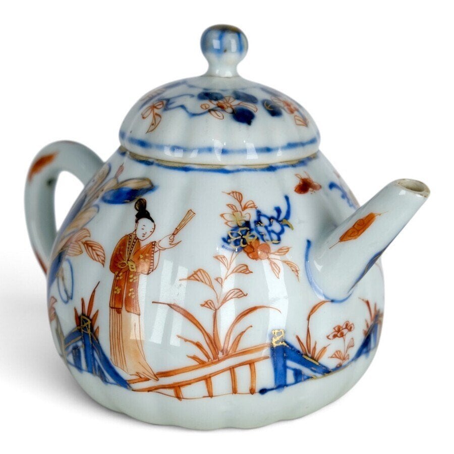 Chinees imari trekpotje, Kangxi periode, Ophalen of Verzenden