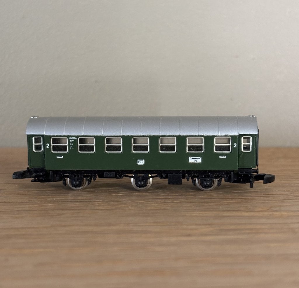 Märklin Mini-Club 8707 Z - 3-assige Umbauwagen DB, Gelijkstroom, Wagon, Ophalen of Verzenden, Zo goed als nieuw