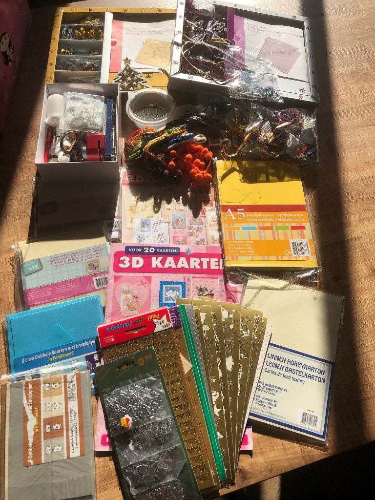 Kerstkaarten maken, Ophalen, Gebruikt, Kerst, Overige typen