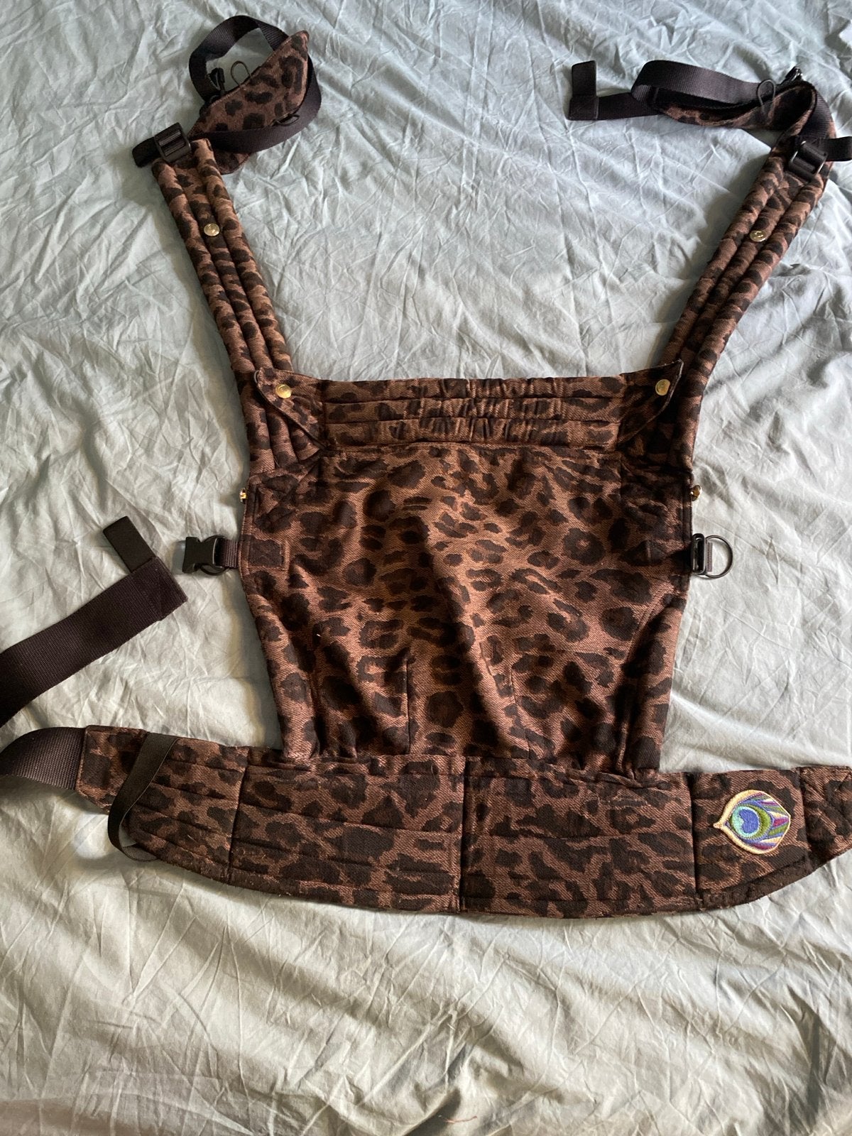 Artipoppe Draagzak Zeitgeist Leopard Classic, Gebruikt, Buik of Rug, Draagzak, Ophalen