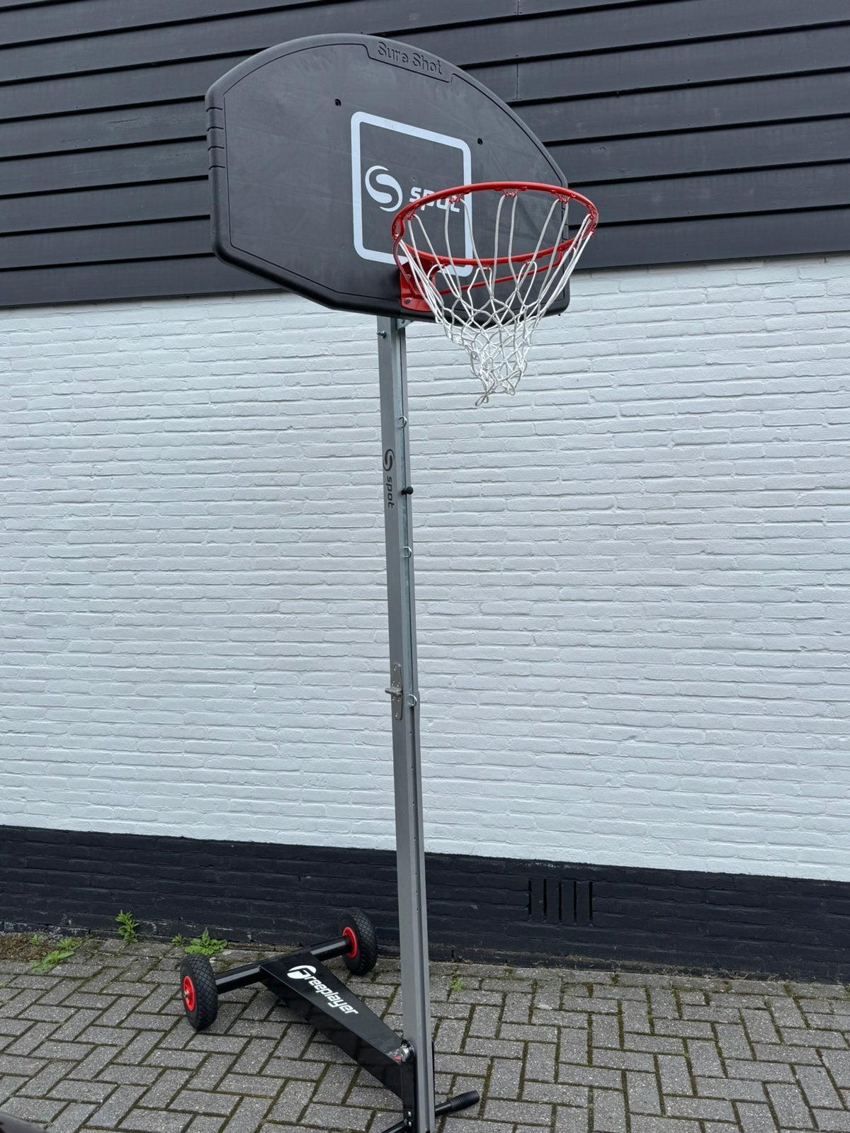 Nieuw Freeplayer Spot inklapbaar - korfbal/Basketbal, Sport en Fitness, Basketbal, Ophalen, Zo goed als nieuw, Ring, Bord of Paal