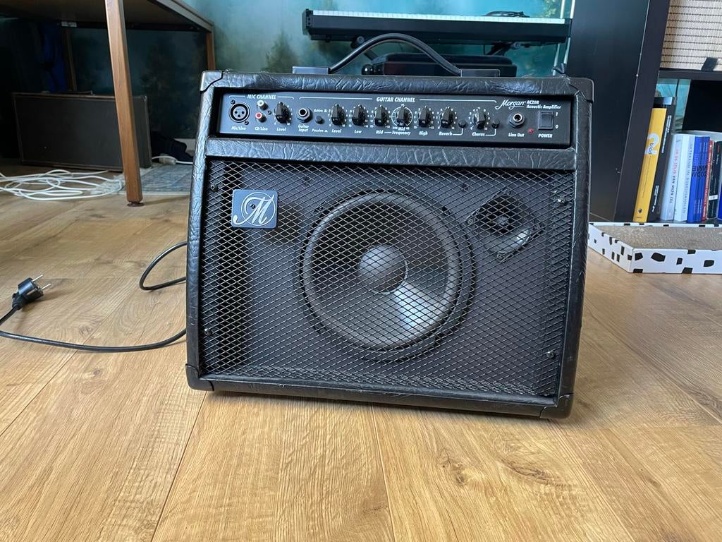 Morgan AC-20R Akoestische Gitaarversterker, Ophalen of Verzenden, Zo goed als nieuw, Gitaar, Minder dan 50 watt