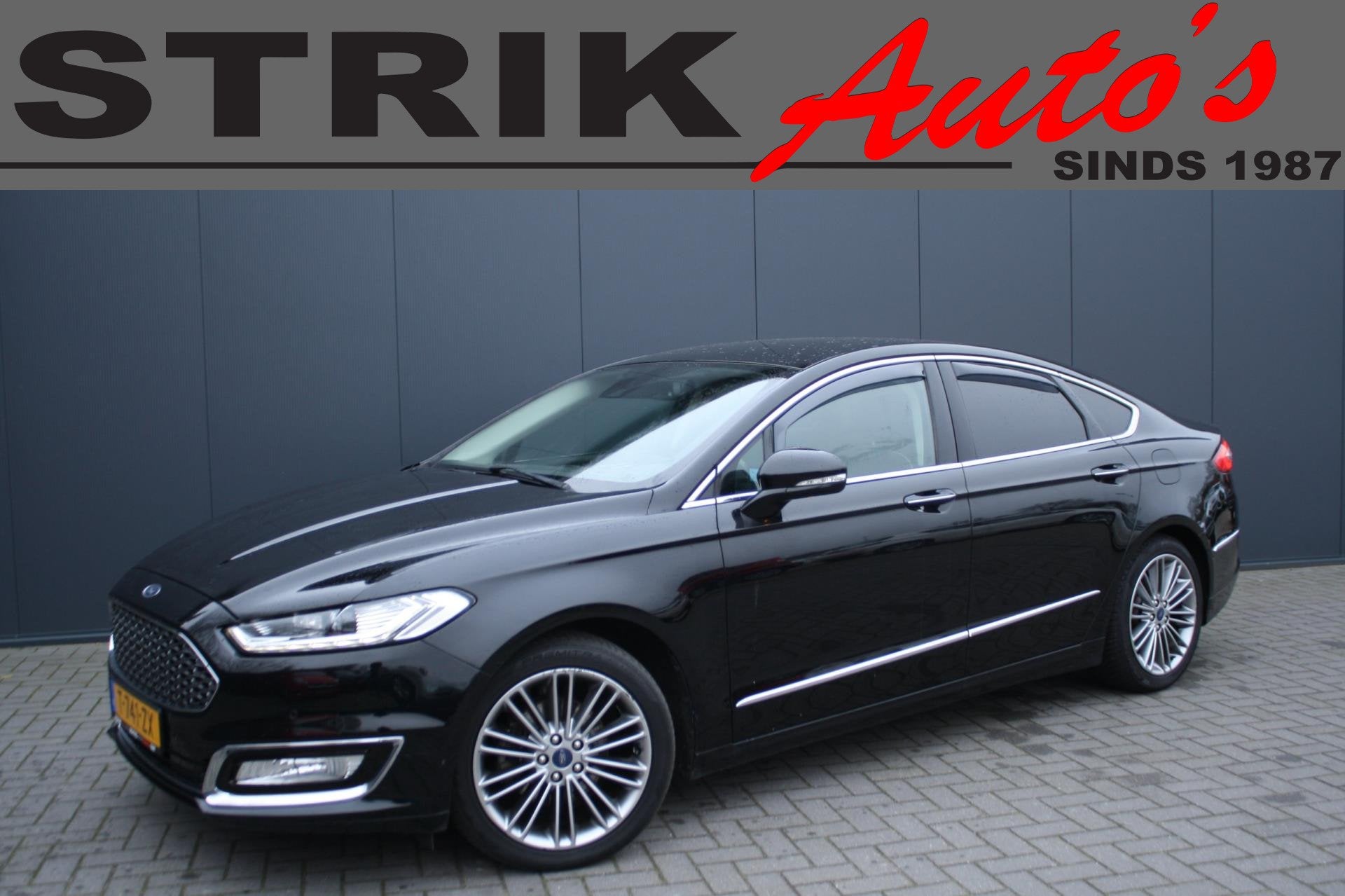 Ford Mondeo 2.0 IVCT HEV Vignale LEES TEKST! - HYBRID - LEER, Gebruikt, 4 cilinders, Mondeo, Zwart