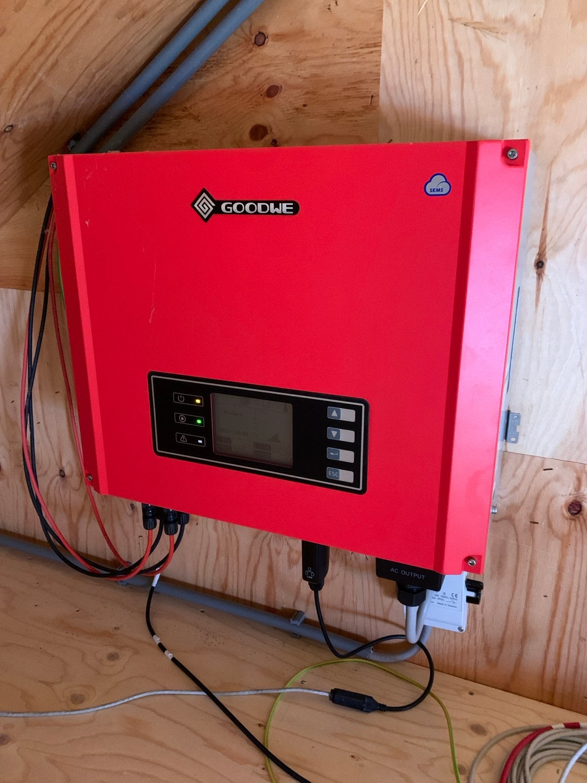 GOODWE GW5000-DT Grid-Tied PV Omvormer - 5kW, Ophalen of Verzenden, Gebruikt, Overige typen
