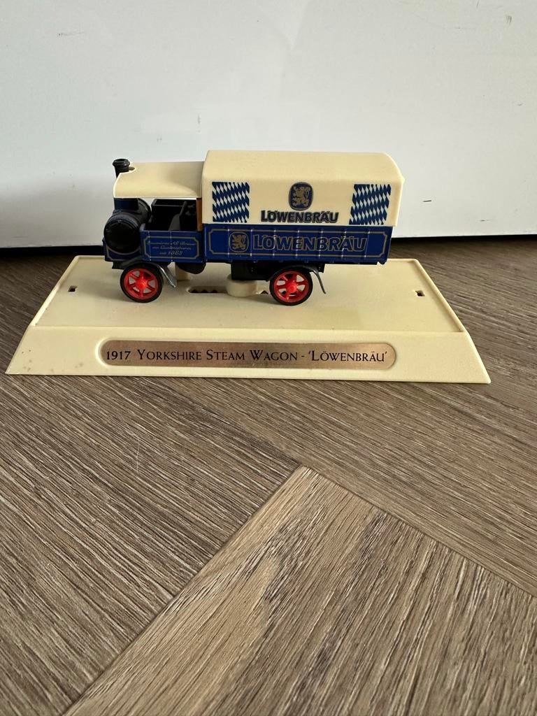 1917 Yorkshire Steam Wagon 'Löwenbräu' model, Ophalen of Verzenden, Zo goed als nieuw, Auto's