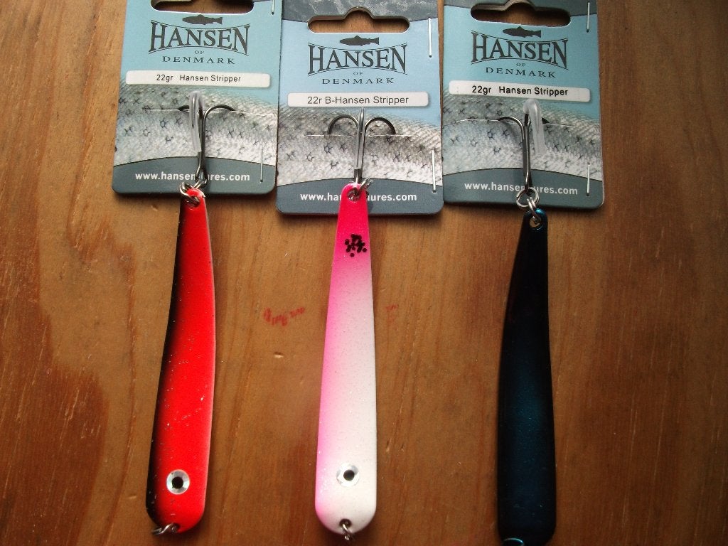22 grams Hansen Stripper kunstaas lepels / roofvis lepels, Ophalen of Verzenden, Nieuw, Overige typen