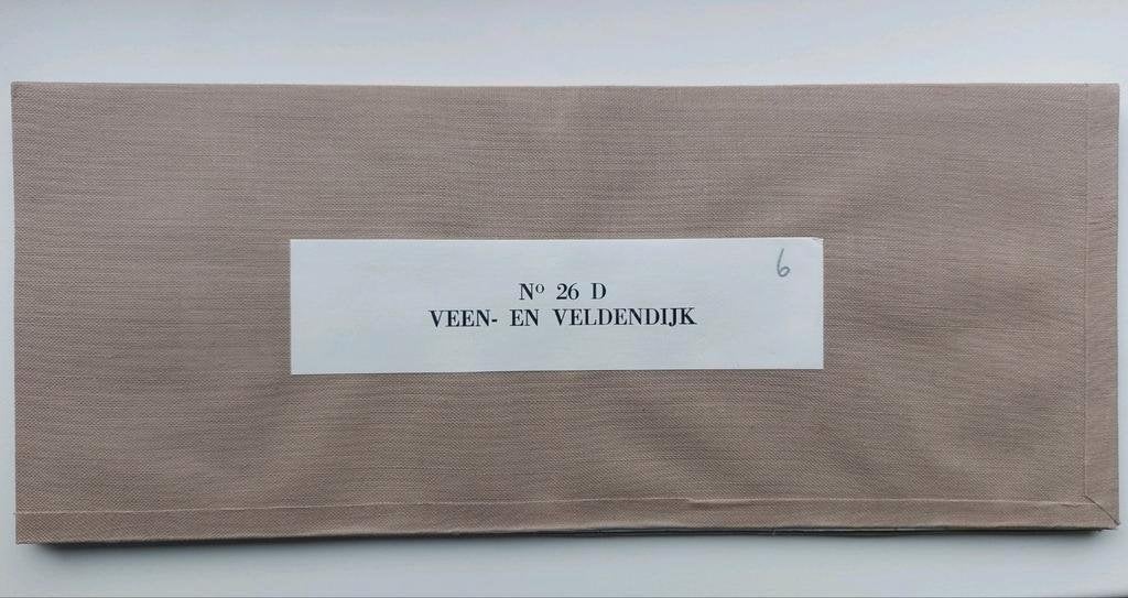 26D stafkaart uit 1962 Veen- en Veldendijk en omgeving, Boeken, Ophalen of Verzenden, 1800 tot 2000, Nederland, Staat de Nederlanden