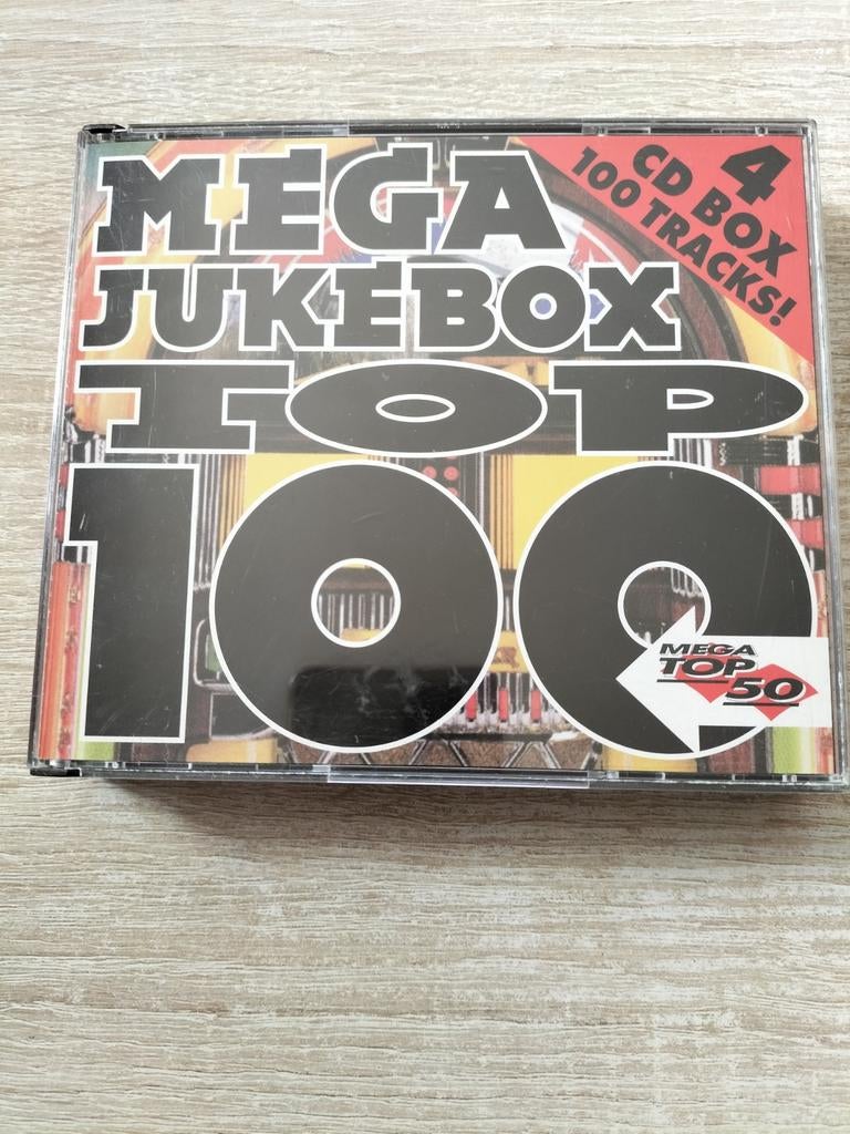 Mega jukebox top 100 4 cd box, Cd's en Dvd's, Ophalen of Verzenden, Pop