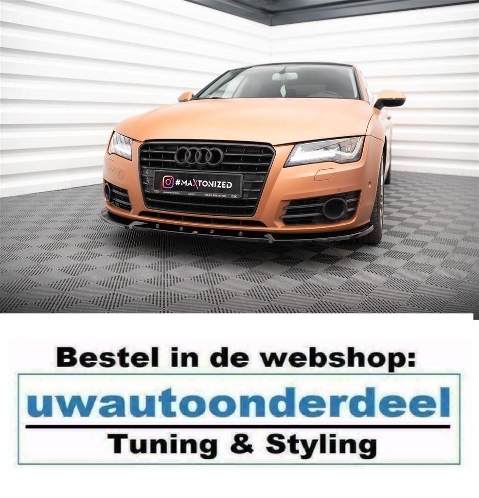 Maxton Design Spoiler Splitter Lip Geschikt voor Audi A7 C7