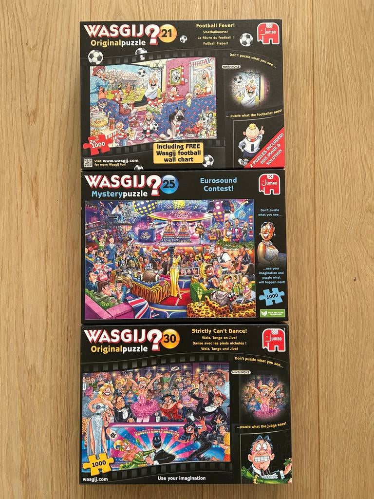 Wasgij puzzels, Hobby en Vrije tijd, Denksport en Puzzels, Ophalen of Verzenden, 500 t/m 1500 stukjes, Zo goed als nieuw, Legpuzzel