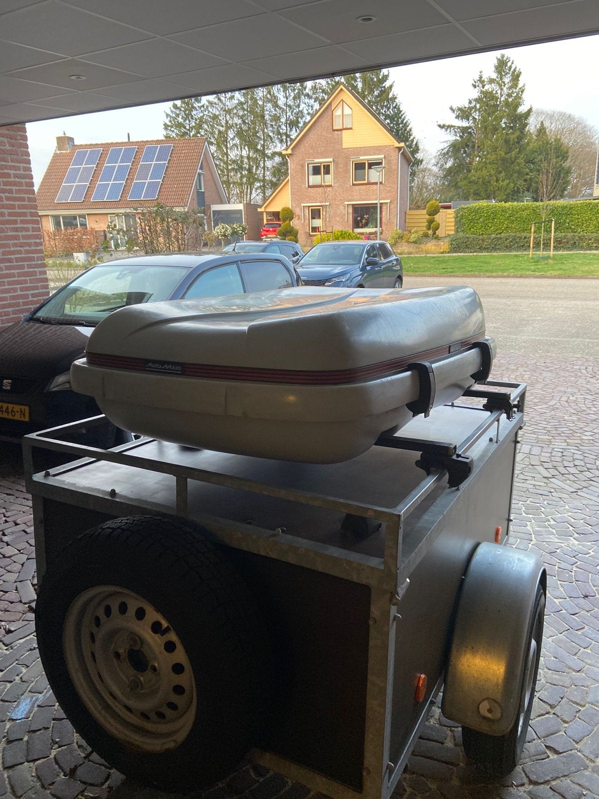 Dakkoffer AutoMaxi 125x80 cm - Extra opbergruimte, Ophalen of Verzenden, Gebruikt