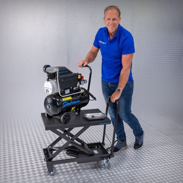 Verrijdbare hydraulische heftafel - zwart van €369,- nu, Ophalen, Zo goed als nieuw, Minder dan 600 watt, Minder dan 30 mm