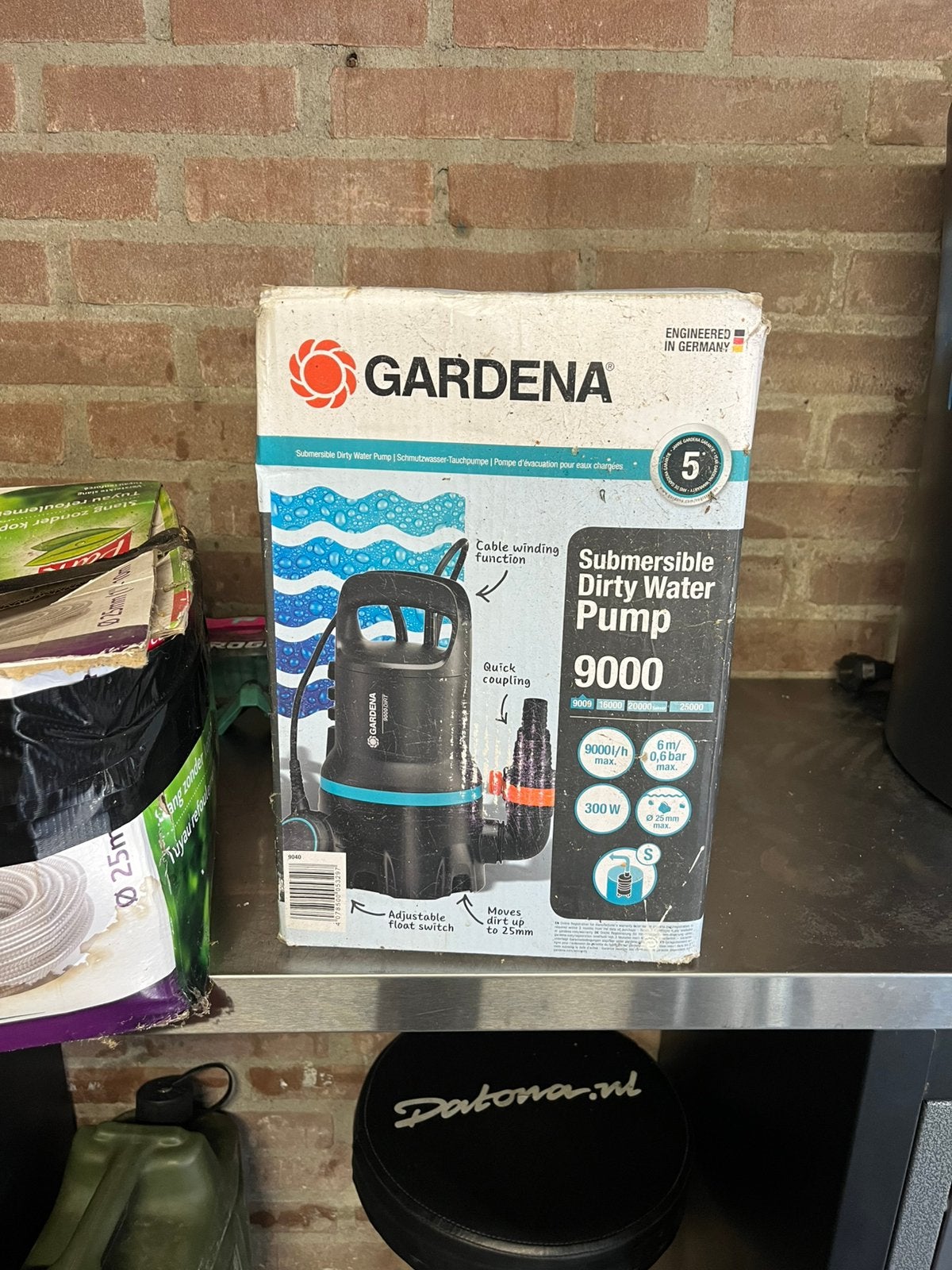 Gardena dompelpomp, Ophalen, Zo goed als nieuw, Dompelpomp