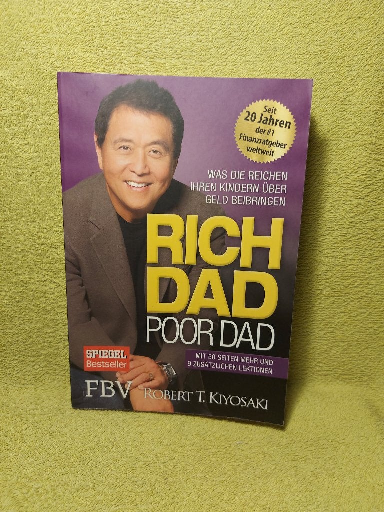 Rich Dad Poor Dad - Robert Kiyosaki. Deutsche Ausgabe., Ophalen of Verzenden, Zo goed als nieuw, Overige onderwerpen
