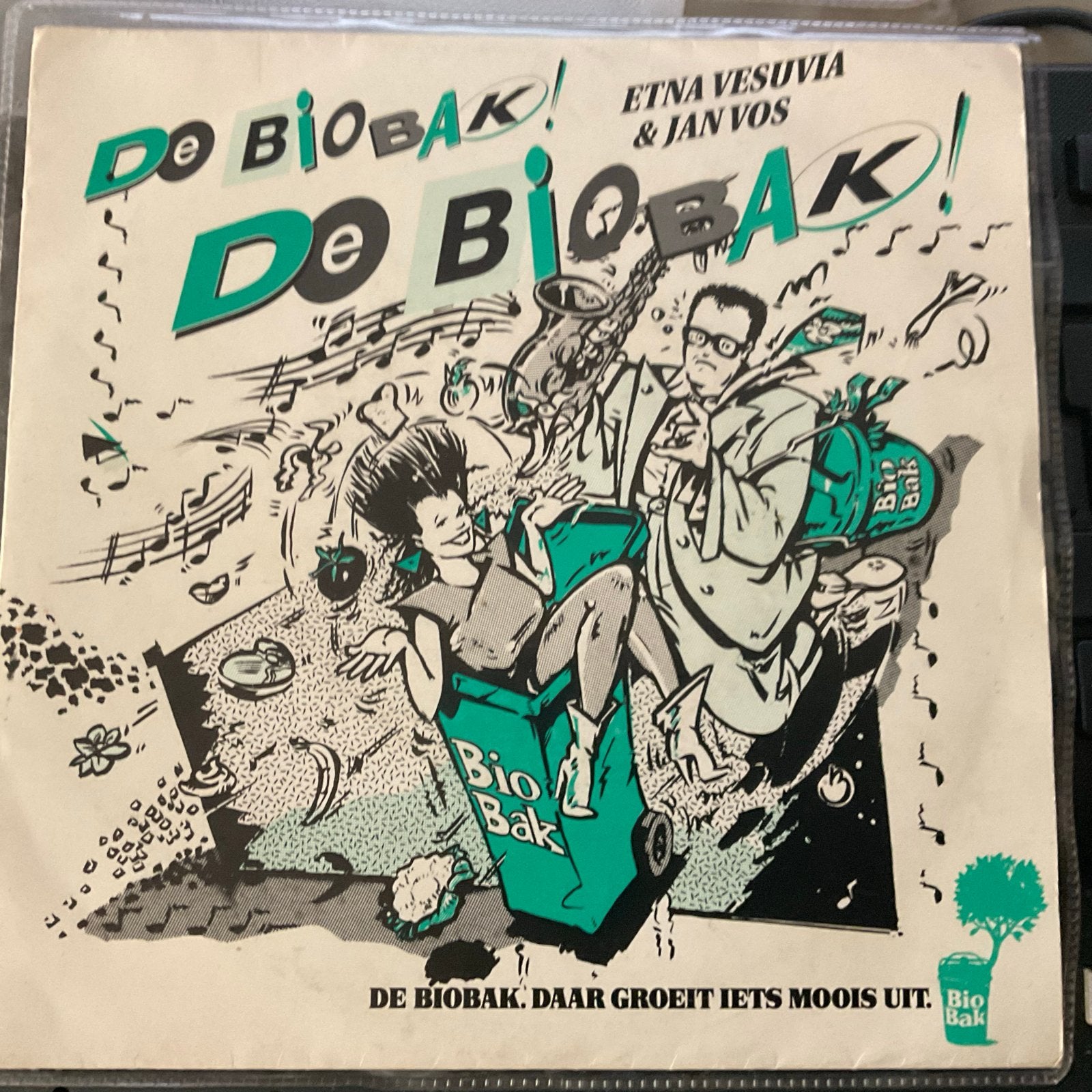 Jan Vos & Etna Vesuvia - De Biobak! (Vinyl Single), Gebruikt, Originele persing, 7 inch, Ophalen of Verzenden