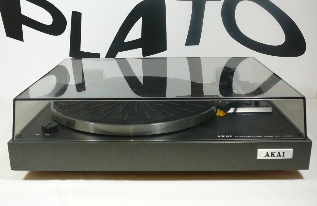 Akai platen speler AP b20  zwart, Ophalen of Verzenden, Gebruikt, Thorens