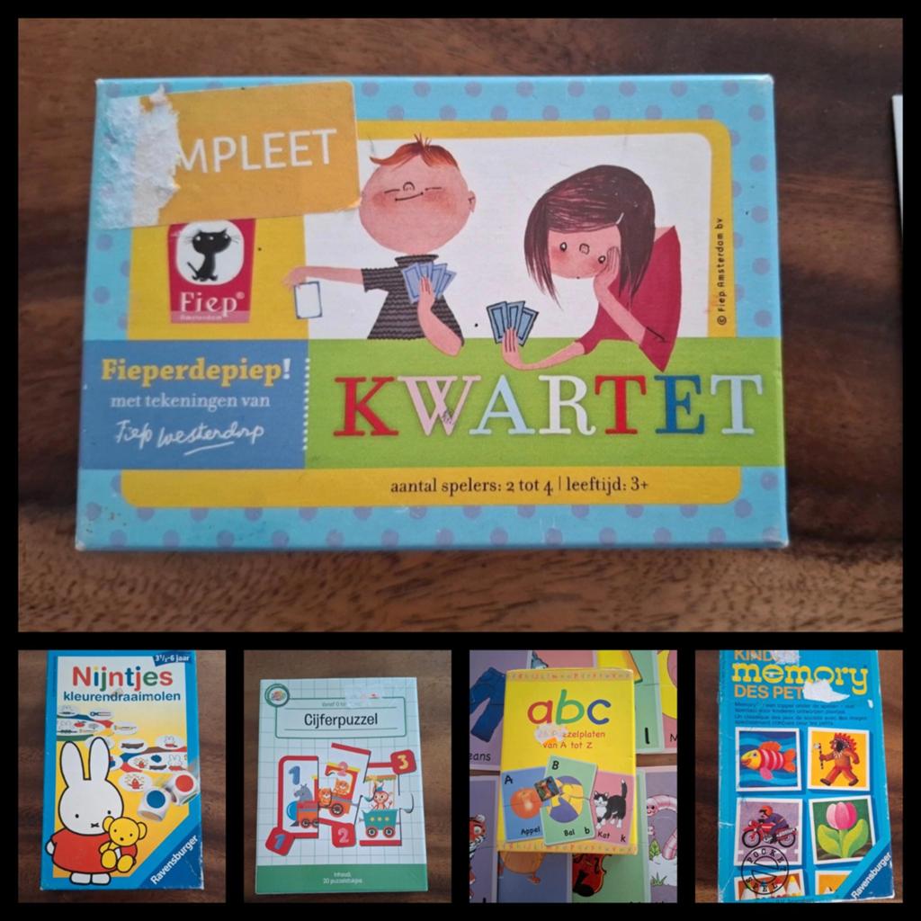 Spelletjespakket peuter (5 spellen), Ophalen of Verzenden, Gebruikt