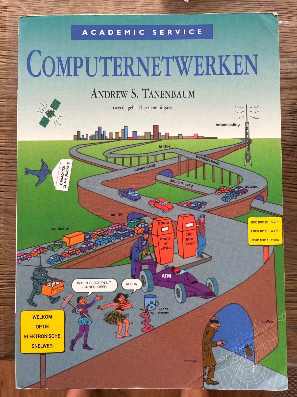 Computernetwerken - Andrew S. Tanenbaum (tweede herziene uit, Boeken, Ophalen of Verzenden, Beta, Zo goed als nieuw, HBO