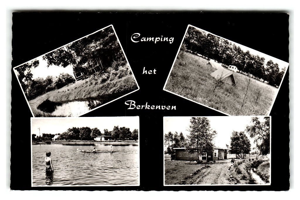 Tubbergen, Camping "Het Berkenven" - Opruimingskaart, Verzenden, 1960 tot 1980, Gelopen, Overijssel