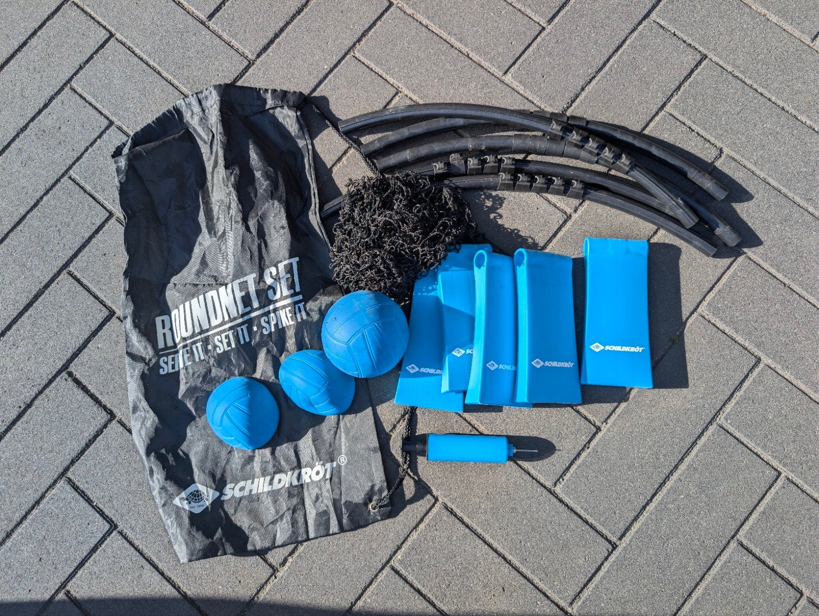 Schildkröt Roundnet / Spikeball Set - Compleet, Ophalen of Verzenden, Zo goed als nieuw