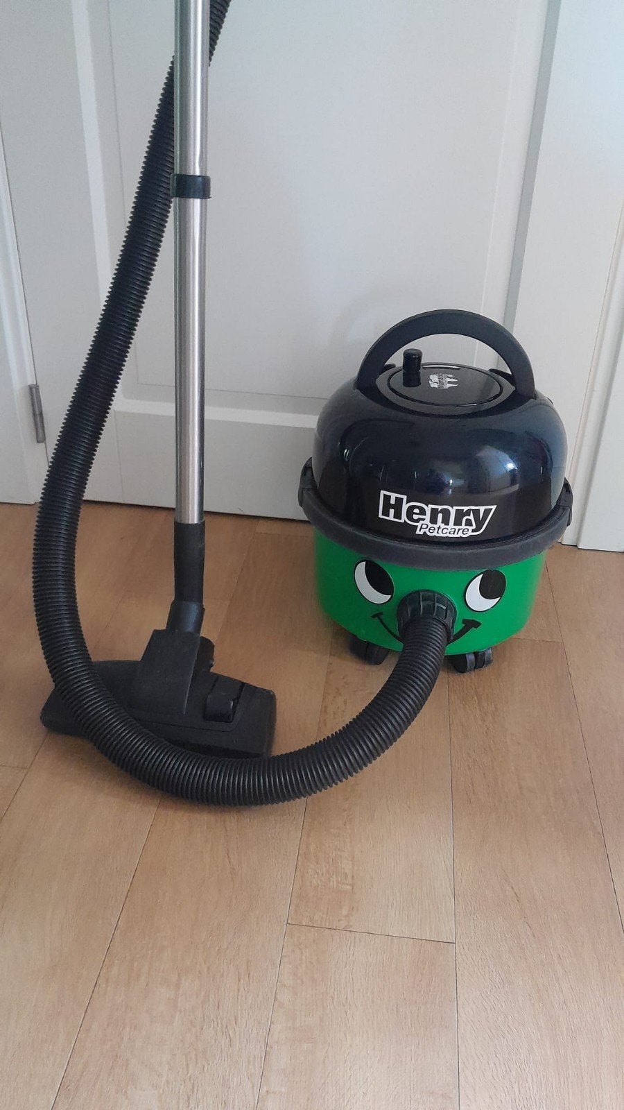 Numatic Henry Petcare stofzuiger - Groen, Witgoed en Apparatuur, Stofzuigers, Gebruikt, Numatic, Geschikt voor harde vloeren, Sledestofzuiger