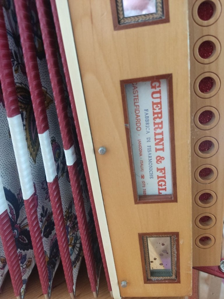 Trekharmonica ( Trekzak ) AD  Guerrini & Figli, Ophalen, Gebruikt