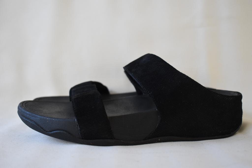 April'26 FITFLOP maat 38 sandalen zwart NIEUWSTAAT, Zwart, Zo goed als nieuw, Fitflop, Sandalen of Muiltjes