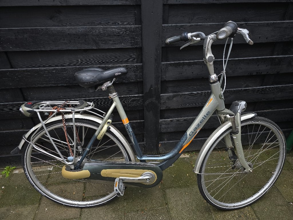 Damensfiets, Fietsen en Brommers, Fietsen | Dames | Damesfietsen, Ophalen, Versnellingen, Gazelle, 53 tot 56 cm