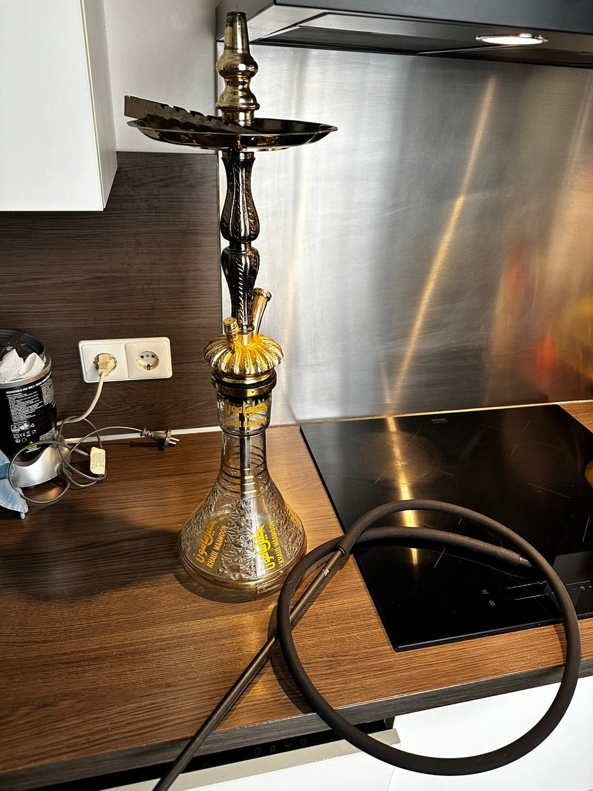 Waterpijp / Shisha set te koop, Ophalen, Gebruikt, (Water)pijp