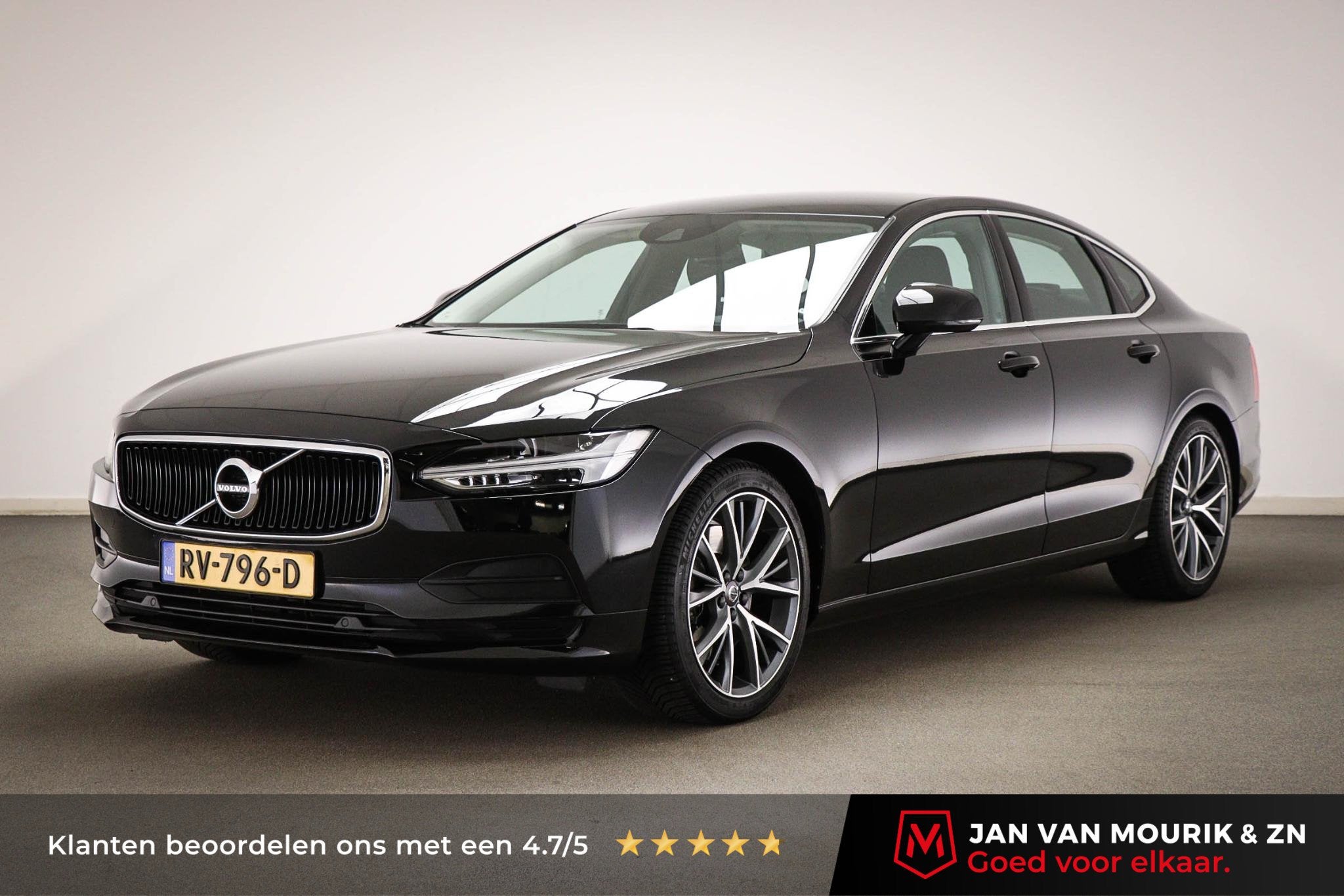 Volvo S90 2.0 T4 Momentum+ | BUSINESS PACK CONNECT | LEDER |, Auto's, 15 km/l, Euro 6, 1969 cc, Zwart