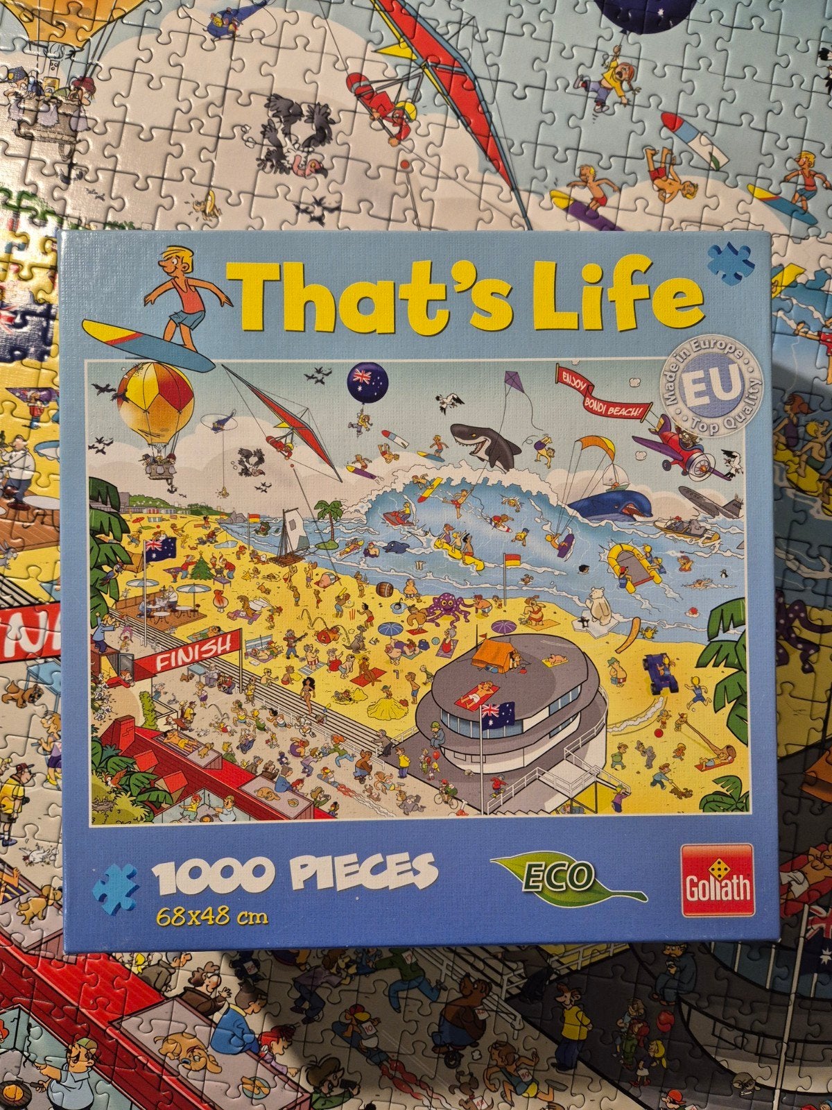 Goliath That's Life puzzel 1000 stukjes # 71345
That's Life, Ophalen of Verzenden, 500 t/m 1500 stukjes, Zo goed als nieuw