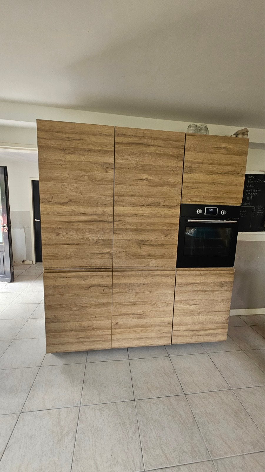 Mooie Ikea keuken kastenwand(UTRUSTA & VOXTROP)met Zanussi k, Ophalen of Verzenden