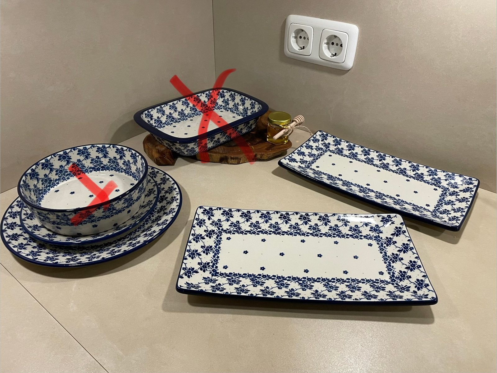 Nieuw Bunzlau Castle servies - borden, presenteerschaal, Overige typen, Nieuw, Ophalen of Verzenden, Overige stijlen