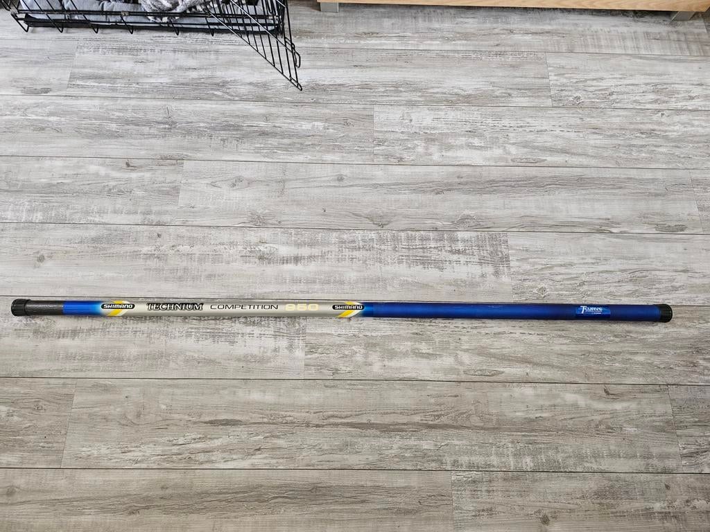 % Shimano Technium Competition 950 carbon vaste hengel, Ophalen, Vaste hengel