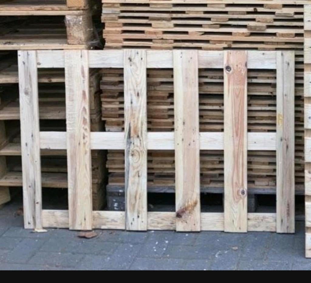 Platte pallets, Doe-het-zelf en Verbouw, Hout en Planken, Ophalen, Overige houtsoorten, Minder dan 200 cm, Pallet
