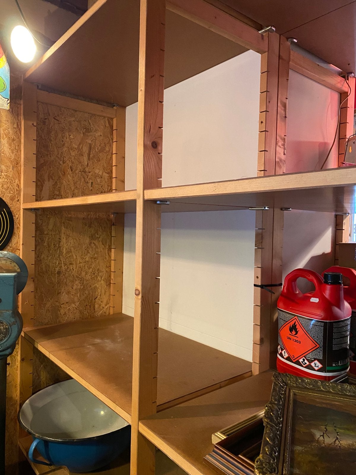 Houten stelling., Ophalen, Gebruikt, Nvt, Nvt
