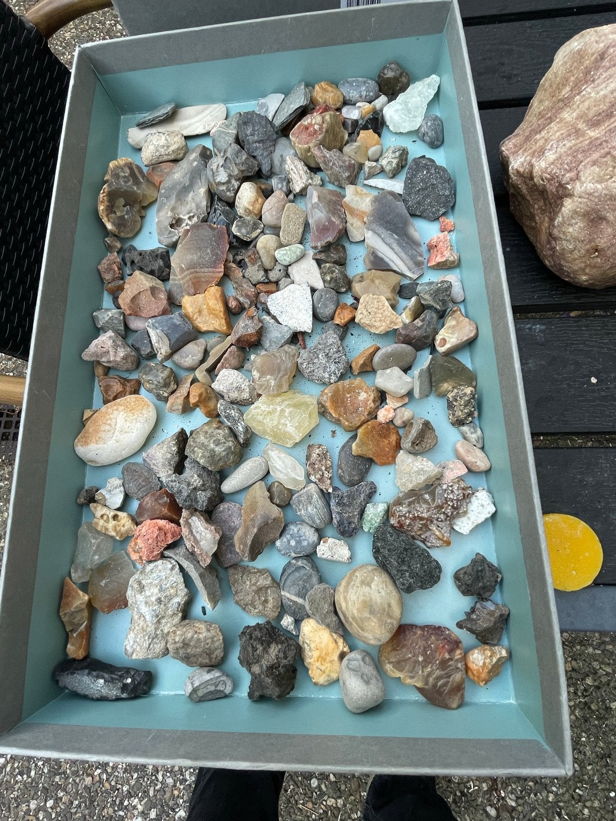 Collectie diverse stenen en mineralen zo 2,8 kg, Ophalen of Verzenden, Mineraal