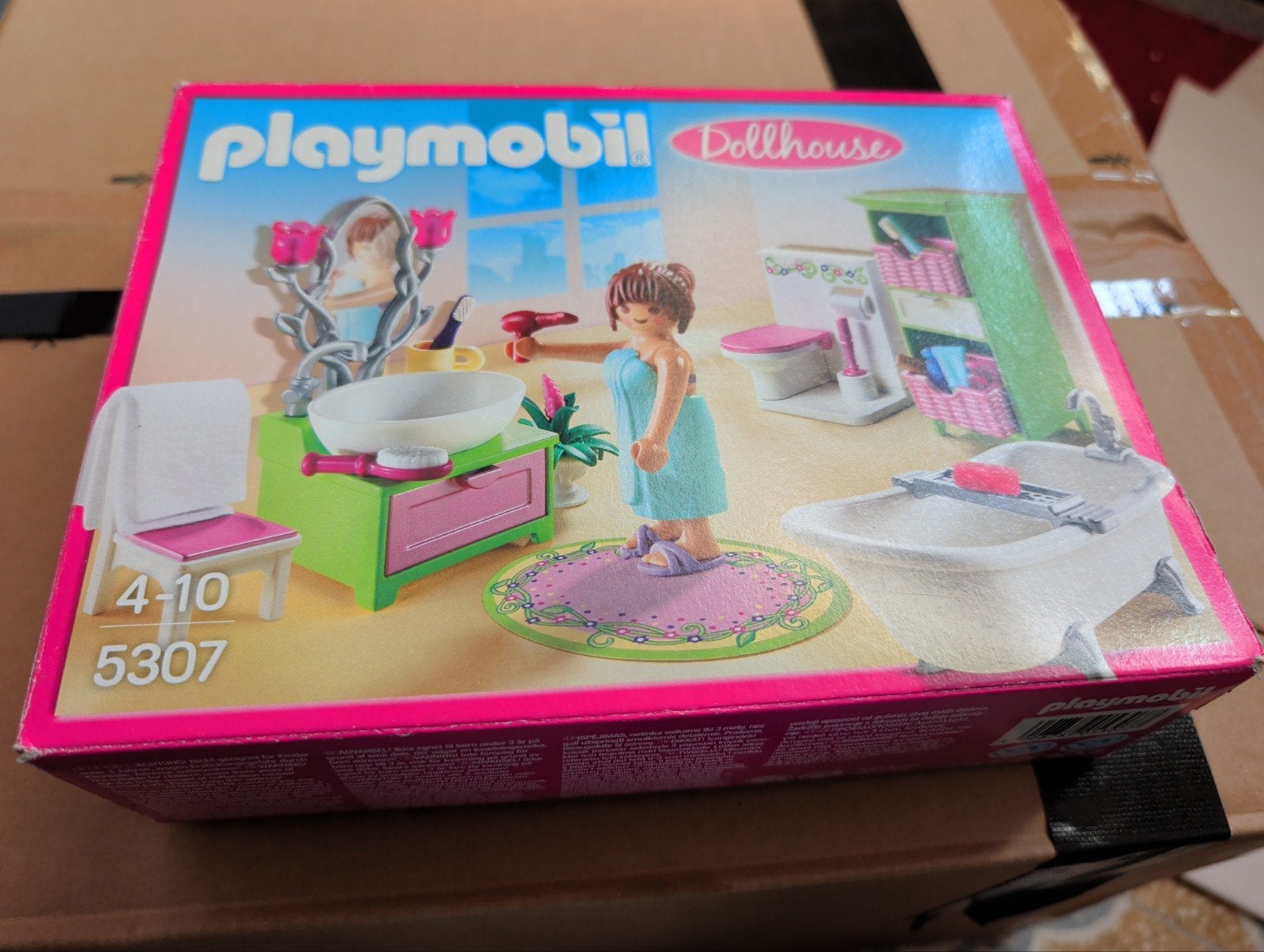 Playmobil Dollhouse Badkamer Set 5307, Gebruikt, Complete set, Overige typen, Ophalen of Verzenden