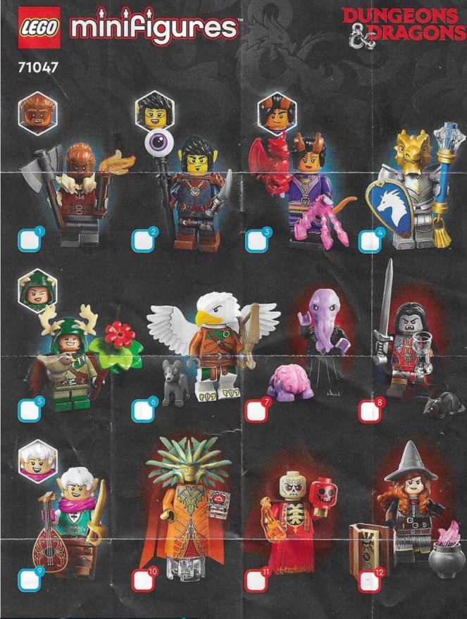 Lego 71047 Minifigures Dungeons & Dragons., Ophalen of Verzenden, Nieuw
