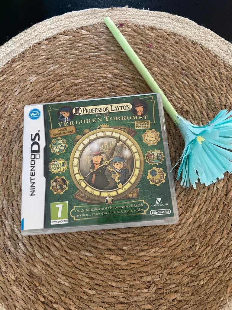 Professor Layton en de Verloren Toekomst - Nintendo DS, Ophalen, Puzzel en Educatief, 1 speler, Zo goed als nieuw