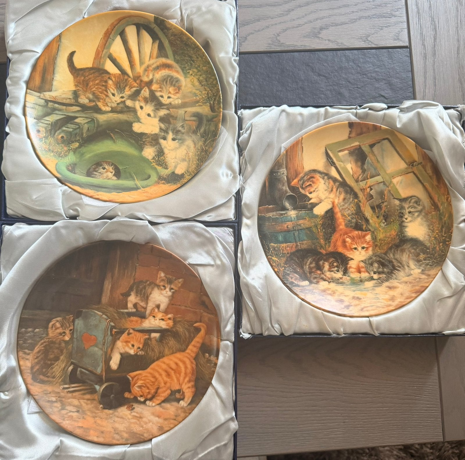 Decoratieve Wandplaat met Katjes - Bradford Exchange, Ophalen of Verzenden
