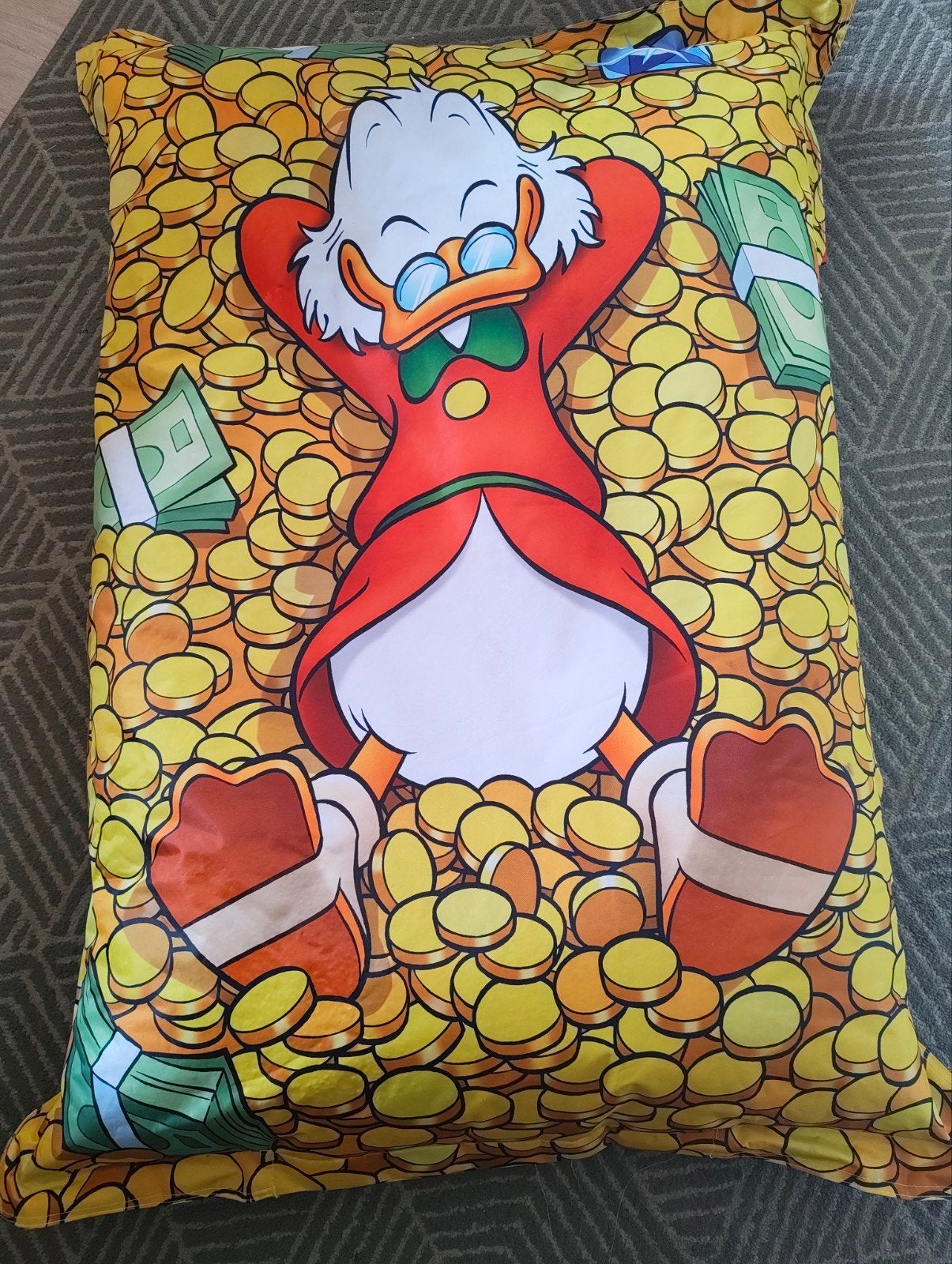Dagobert Duck zitzak - Disney, Ophalen, Zo goed als nieuw, Rechthoekig
