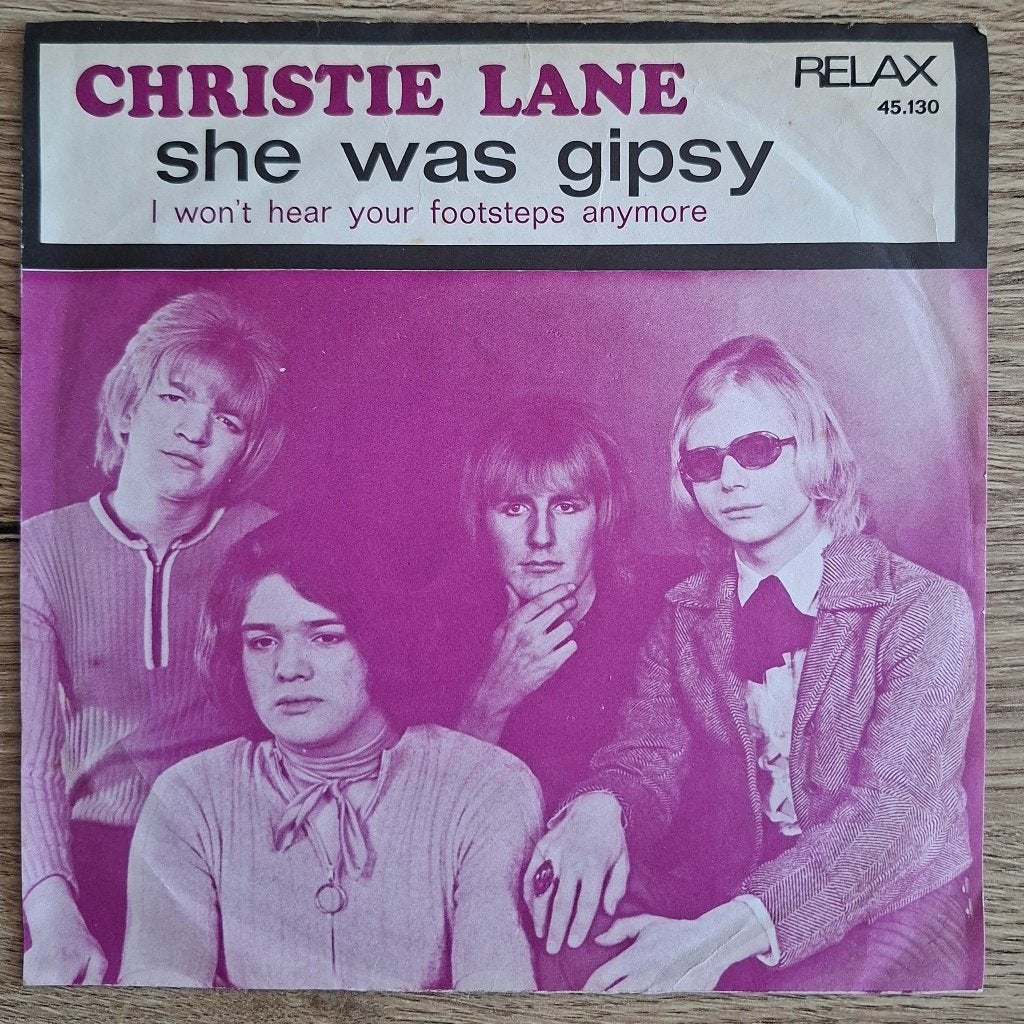 Christie Lane single She Was Gipsy Nederbeat, Gebruikt, 7 inch, Single, Ophalen of Verzenden