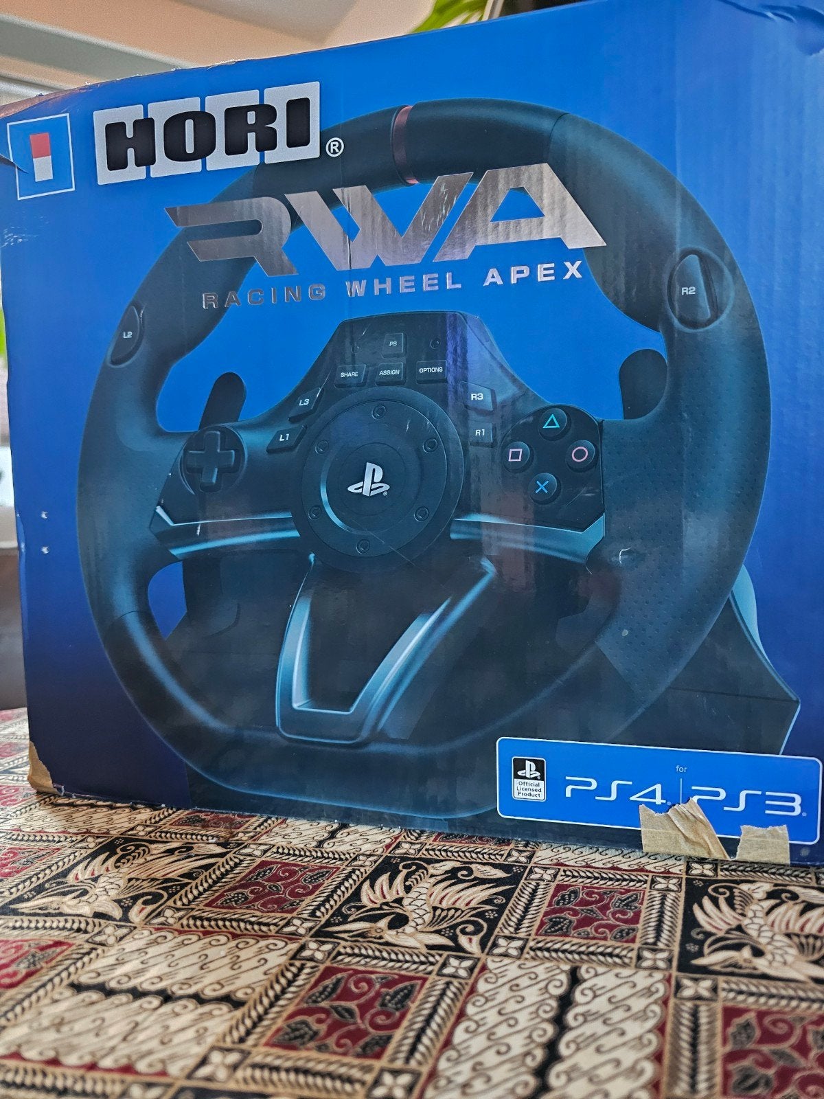 Hori Racing Wheel Apex voor PS4/PS3 - Zo goed als nieuw, Spelcomputers en Games, Ophalen of Verzenden, Zo goed als nieuw, Stuur of Pedalen