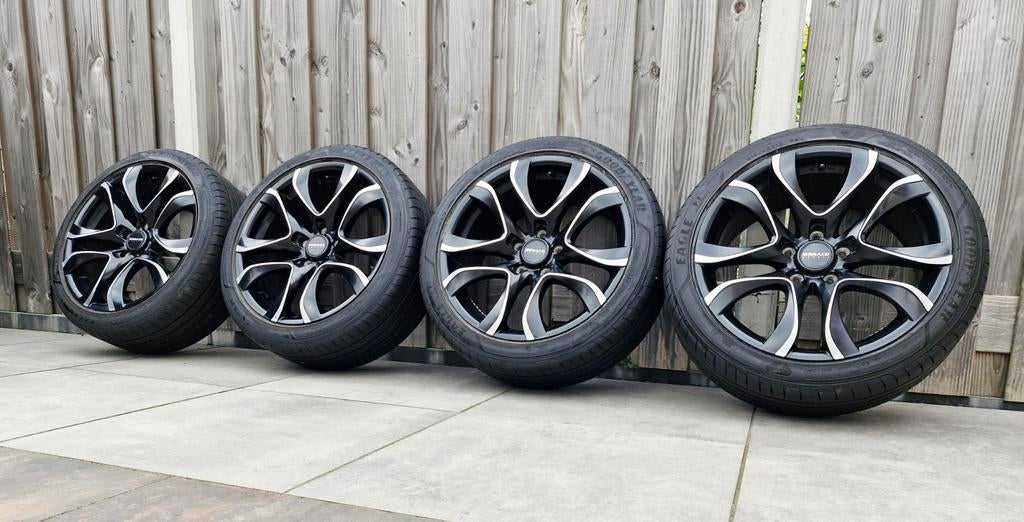 ❗️SUPERDIKKE Monaco 5x114.3 18 inch velgen incl zomerbanden, Auto-onderdelen, Banden en Velgen, Ophalen, 18 inch, Banden en Velgen